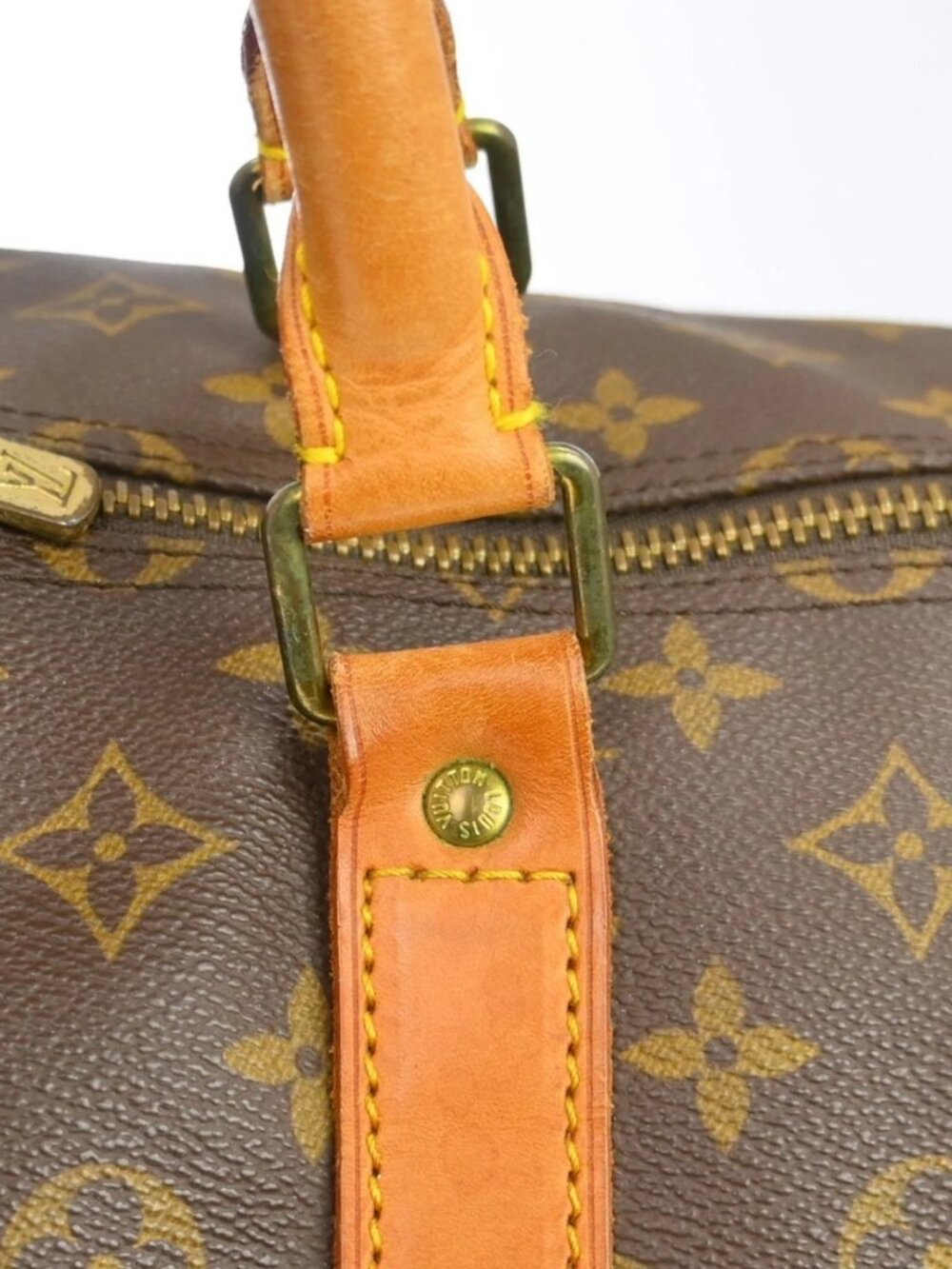BUYIT04 LOUIS VUITTON KEEPALL BANDOULIERE 60 DUFFLE M41412 VI8911 BQ00282 - Picture 9 of 16